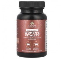 Ancient Nutrition, Once Daily Women's Vitality, 30 Tablets