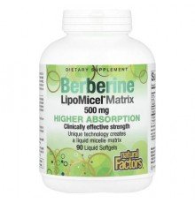 Natural Factors, Berberine LipoMicel Matrix, 90 Liquid Softgels