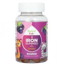 Phytoral, Kids, Iron Gummies with Vitamin C, Grape, 60 Gummies