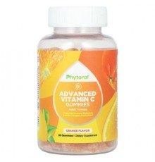 Phytoral, Advanced Vitamin C Gummies, Orange, 60 Gummies
