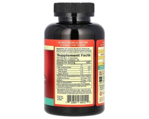 Nutrex Hawaii, BioAstin, Hawaiian Astaxanthin Gummies, Citrus, 60 Gummies