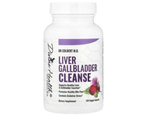 Divine Health, Dr Colbert M.D. Liver Gallbladder Cleanse, 120 Veggie Capsules