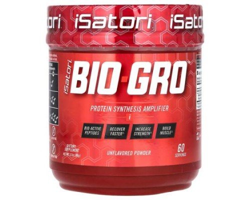 Isatori, Bio-Gro, Protein Synthesis Amplifier, Unflavored, 3.7 oz (90 g)