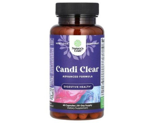 Nature's Craft, Candi Clear, 60 Capsules