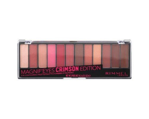 Rimmel London, Magnif'Eyes, Eye Contouring Palette, 007 Crimson Edition, 0.5 oz (14.2 g)