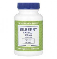The Vitamin Shoppe, Bilberry Extract, 120 Capsules (60 mg per Capsule)