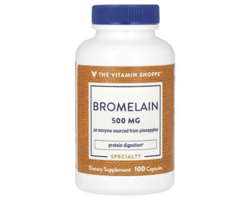 The Vitamin Shoppe, Bromelain, 500 mg, 100 Capsules