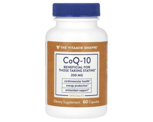 The Vitamin Shoppe, CoQ-10, 200 mg, 60 Capsules