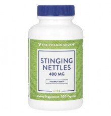 The Vitamin Shoppe, Stinging Nettles, 480 mg, 100 Capsules