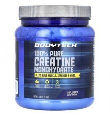 BodyTech, 100% Pure Creatine Monohydrate, Unflavored, 18 oz (510 g)