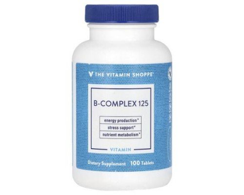 The Vitamin Shoppe, B-Complex 125, 100 Tablets