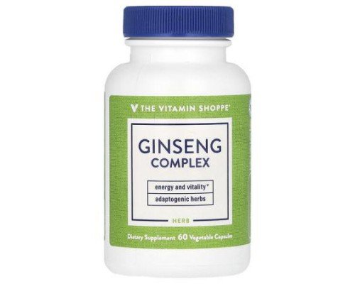 The Vitamin Shoppe, Ginseng Complex, 60 Vegetable Capsules