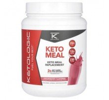 KetoLogic, Keto Meal, Strawberry, 1.8 lb (800 g)
