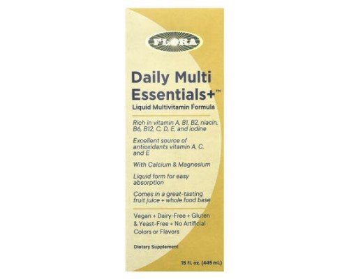 Flora, Daily Multi Essentials+, 15 fl oz (445 ml)