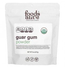 Foods Alive, Guar Gum Powder, 8 oz (227 g)