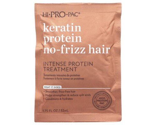 Hi Pro Pac, Intense Protein Treatment, Keratin Protein No-Frizz Hair, 1.75 fl oz (52 ml)