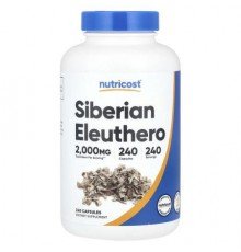 Nutricost, Siberian Eleuthero, 2,000 mg, 240 Capsules