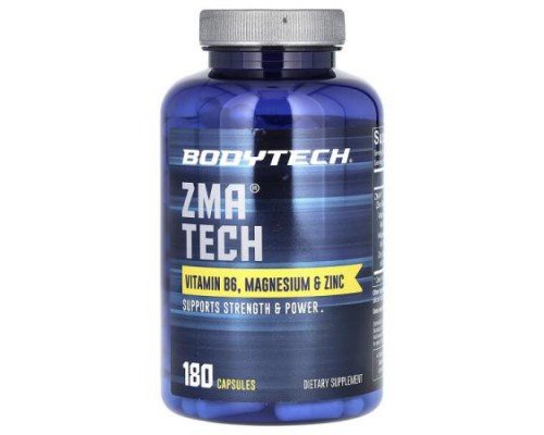 BodyTech, ZMA Tech, 180 Capsules