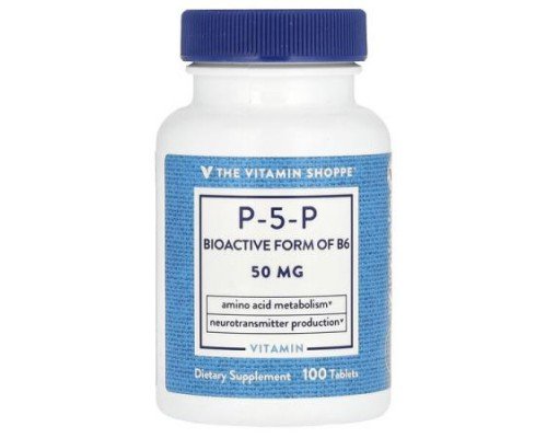 The Vitamin Shoppe, P-5-P, 50 mg, 100 Tablets