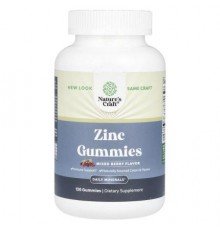 Nature's Craft, Zinc Gummies, Mixed Berry, 120 Gummies