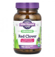 Oregon's Wild Harvest, Organic Red Clover, 90 Organic Vegan Capsules (350 mg per Capsule)