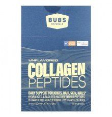 BUBS Naturals, Collagen Peptides, Unflavored, 20 Packets, 0.35 oz (10 g) Each