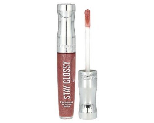 Rimmel London, Stay Glossy Lip Gloss, 450 Pink About It, 0.18 fl oz (5.5 ml)