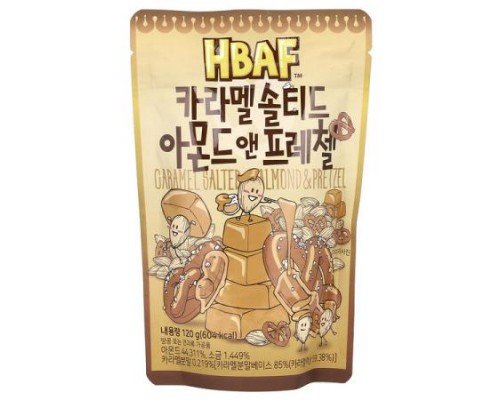 HBAF, Caramel Salted Almond & Pretzel , 4.23 oz (120 g)