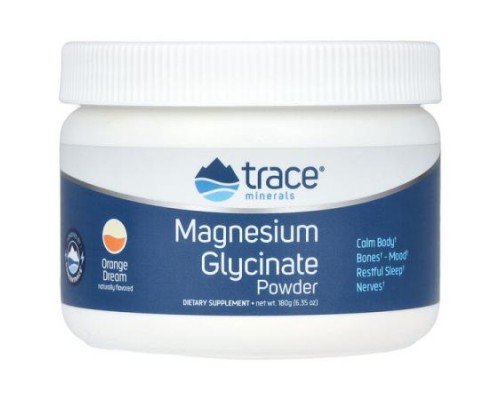 Trace, Magnesium Glycinate Powder, Orange Dream, 6.35 oz (180 g)