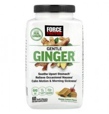 Force Factor, Gentle Ginger™, Honey-Lemon, 60 Soft Chews