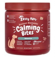 Zesty Paws, Ancient Elements, Calming Bites, For Dogs, All Ages, Bison, 90 Soft Chews, 11.1 oz (315 g)