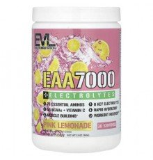 EVLution Nutrition, EAA 7000 + Electrolytes, Pink Lemonade, 13 oz (369 g)