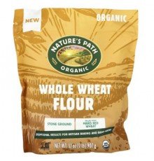 Nature's Path, Organic Whole Wheat Flour, Stone Ground, 2 lbs (907 g)