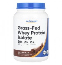 Nutricost, Grass-Fed Whey Protein Isolate, Milk Chocolate, 2 lb (907 g)