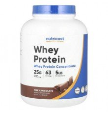 Nutricost, Whey Protein Concentrate, Milk Chocolate, 5 lb (2,268 g)