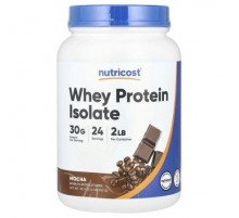 Nutricost, Whey Protein Isolate, Mocha, 2 lb (907 g)