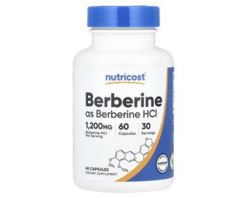 Nutricost, Berberine, 60 Capsules (600 mg per Capsule)