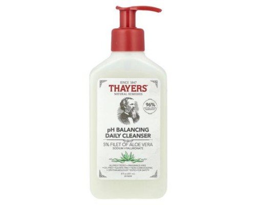 Thayers, pH Balancing Daily Cleanser, Fragrance Free, 8 fl oz (237 ml)