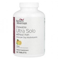 Bariatric Advantage, Chewable Ultra Solo without Iron, Citrus, 90 Tablets