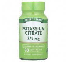 Nature's Truth, Potassium Citrate , 275 mg, 90 Quick Release Capsules