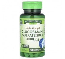 Nature's Truth, Triple Strength Glucosamine Sulfate 2KCL, 60 Quick Release Capsules (1,000 mg per Capsule)