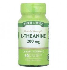 Nature's Truth, Double Strength L-Theanine, 200 mg, 60 Quick Release Capsules