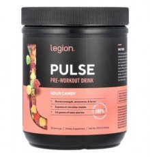 Legion Athletics, Pulse, Pre-Workout Drink, Sour Candy, 1.04 lbs (472 g)