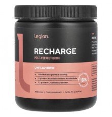 Legion Athletics, Recharge, Post-Workout Drink, Unflavored, 0.54 lbs (246 g)