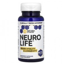 Natural Stacks, Neuro Life, 60 Vegan Capsules