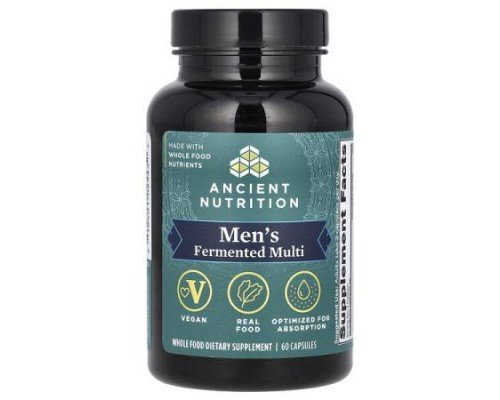 Ancient Nutrition, Men's Fermented Multi, 60 Capsules