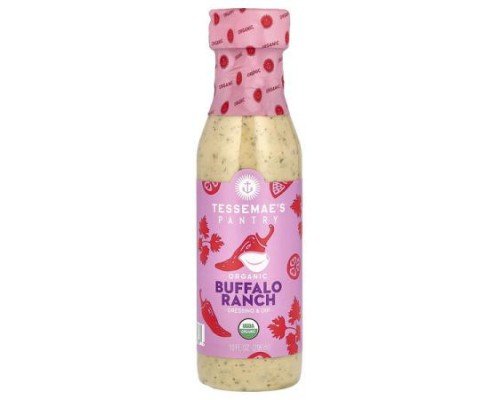 Tessemae's, Pantry, Organic Dressing & Dip, Buffalo Ranch, 10 fl oz (296 ml)