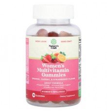 Nature's Craft, Women's Multivitamin Gummies, Orange, Cherry, & Strawberry, 90 Gummies