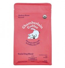 Chamberlain Coffee, Social Dog Blend, Ground, Medium Roast, 12 oz (340 g)