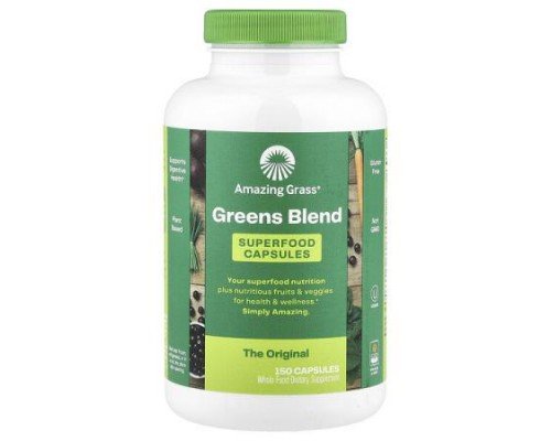 Amazing Grass, Greens Blend, The Original, 150 Capsules